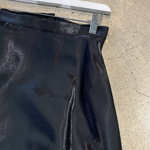 JS Collections Black Iridescent Full-Length Skirt - Picture 3 of 9